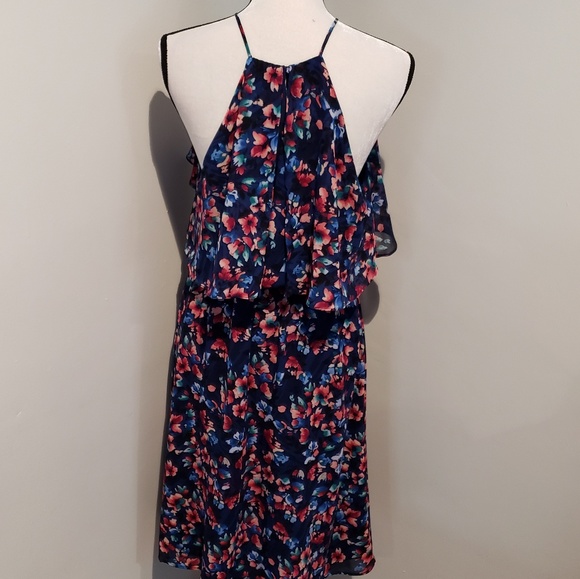 NWOT Charles Henry | Blue | Floral Print | - Picture 2 of 6